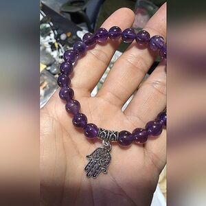 amethyst crystal bracelet